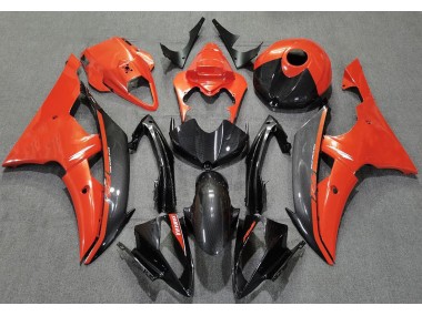2008-2016 Orange Brillant & Fiber De Carbone R6 Carénage Moto
