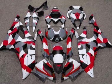 2008-2016 Rouge Camouflage Uni R6 Carénage Moto