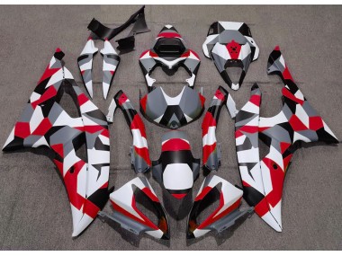 2008-2016 Rouge Camouflage Uni R6 Carénage Moto