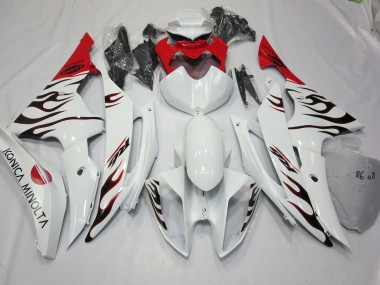 2008-2016 Speciale Fiamma Rosso R6 Carénage Moto