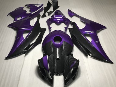 2008-2016 Style Violet Avec Fibre De Carbone R6 Carénage Moto