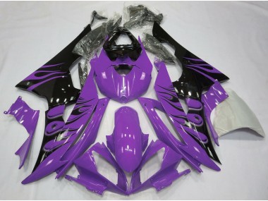 2008-2016 Style Violet Flamme R6 Carénage Moto