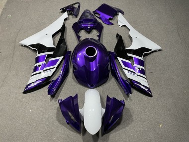 2008-2016 Style Violet Noir & Blanc OEM R6 Carénage Moto