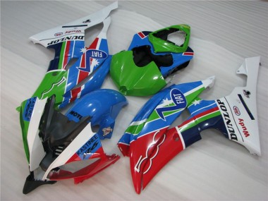 2008-2016 Vert Fiat R6 Carénage Moto