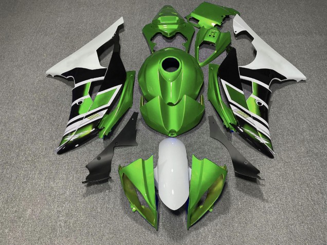 2008-2016 Vert Noir & Blanc Style OEM R6 Carénage Moto 2008-2016 Vert Noir & Blanc Style OEM R6 Carénage Moto