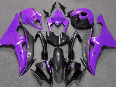 2008-2016 Violet Brillant & Fibre De Carbone R6 Carénage Moto