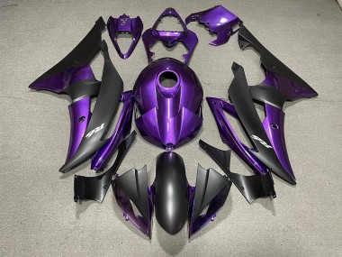 2008-2016 Violet & Noir Mat & Logos R6 Carénage Moto