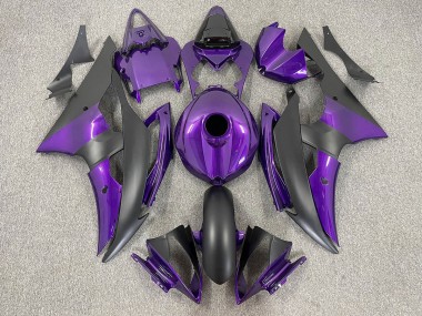 2008-2016 Violet & Noir Mat R6 Carénage Moto