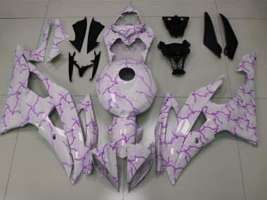 2008-2016 Éclairage Violet R6 Carénage Moto