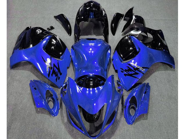 2008-2020 Bleu Brillant & Noir GSXR 1300 Carénage Moto 2008-2020 Bleu Brillant & Noir GSXR 1300 Carénage Moto