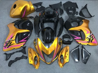 2008-2020 Or Brillant Avec Noir GSXR 1300 Carénage Moto