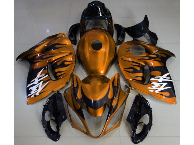 2008-2020 Orange Brillant & Noir GSXR 1300 Carénage Moto 2008-2020 Orange Brillant & Noir GSXR 1300 Carénage Moto