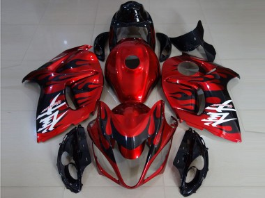 2008-2020 Rosso Vibrante E Fiamma GSXR 1300 Carénage Moto
