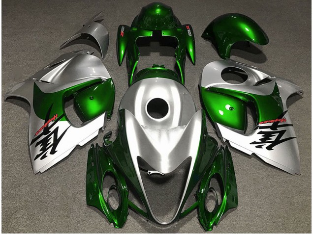 2008-2020 Vert Brillant & Argent GSXR 1300 Carénage Moto 2008-2020 Vert Brillant & Argent GSXR 1300 Carénage Moto