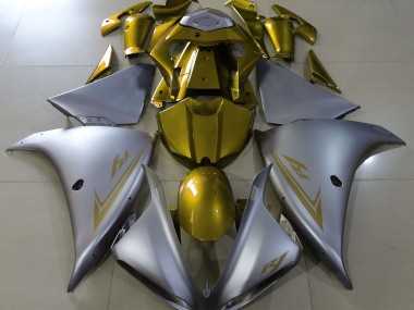 2009-2011 Argent Mat & Or R1 Carénage Moto