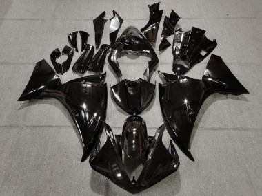 2009-2011 Noir Brillant Uni R1 Carénage Moto