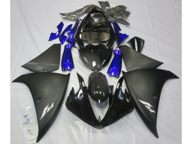 2009-2011 Noir Mat & Bleu R1 Carénage Moto 2009-2011 Noir Mat & Bleu R1 Carénage Moto