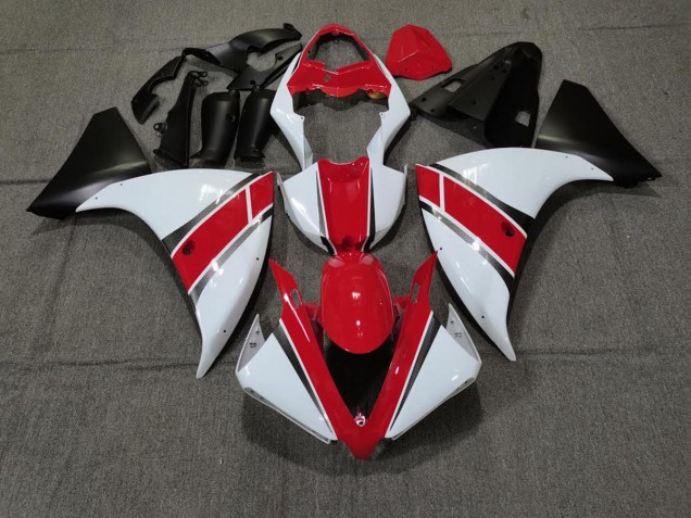 2009-2011 Rouge Blanc R1 Carénage Moto 2009-2011 Rouge Blanc R1 Carénage Moto