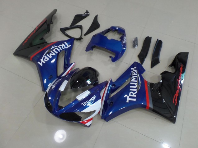 2009-2012 Bleu & Blanc Daytona 675 Carénage Moto 2009-2012 Bleu & Blanc Daytona 675 Carénage Moto