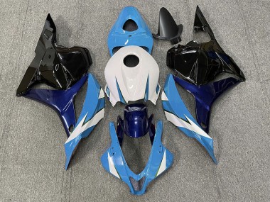 2009-2012 Bleu Clair & Blanc CBR600RR Carénage Moto