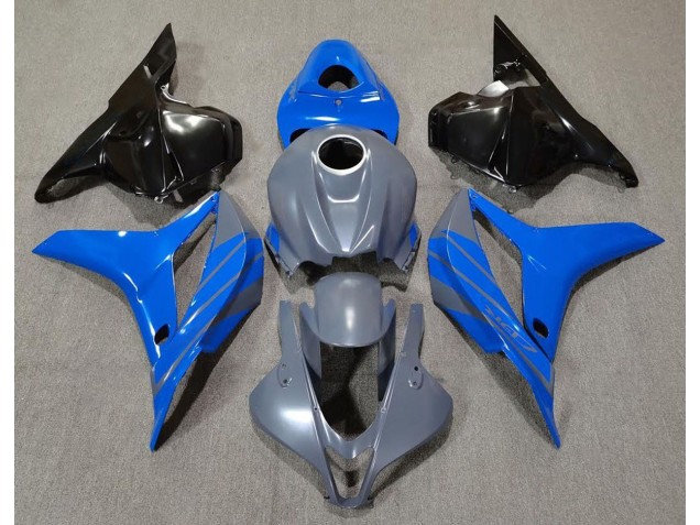 2009-2012 Double Bleu Sur Gris CBR600RR Carénage Moto 2009-2012 Double Bleu Sur Gris CBR600RR Carénage Moto
