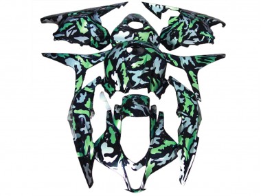 2009-2012 Neige Verte Camo CBR600RR Carénage Moto
