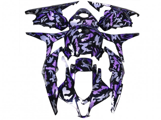 2009-2012 Neige Violette Camo CBR600RR Carénage Moto 2009-2012 Neige Violette Camo CBR600RR Carénage Moto