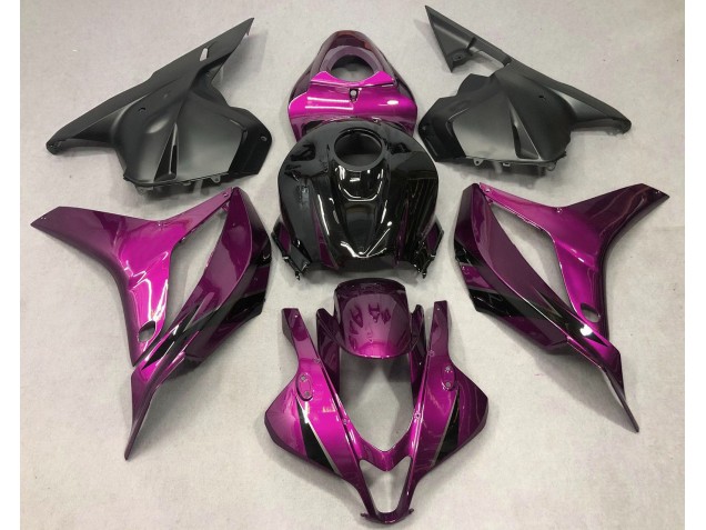 2009-2012 Rose Foncé Avec Du Noir CBR600RR Carénage Moto 2009-2012 Rose Foncé Avec Du Noir CBR600RR Carénage Moto