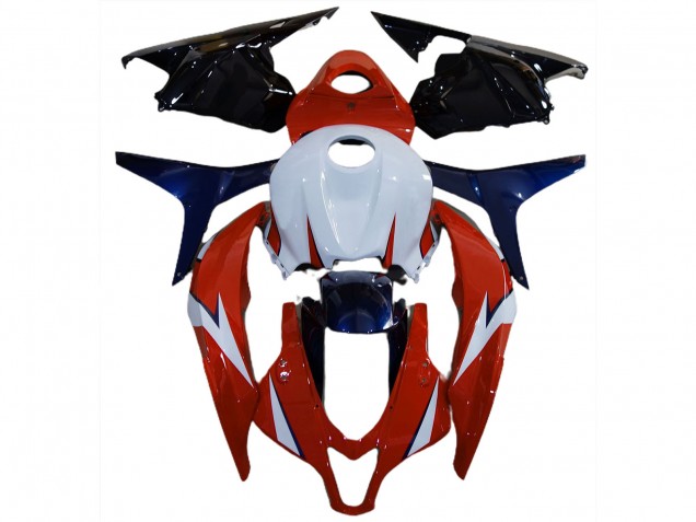 2009-2012 Rouge Brillant & Bleu CBR600RR Carénage Moto 2009-2012 Rouge Brillant & Bleu CBR600RR Carénage Moto
