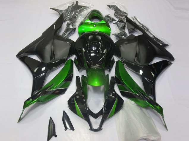 2009-2012 Spécial Vert Noir Mat CBR600RR Carénage Moto 2009-2012 Spécial Vert Noir Mat CBR600RR Carénage Moto