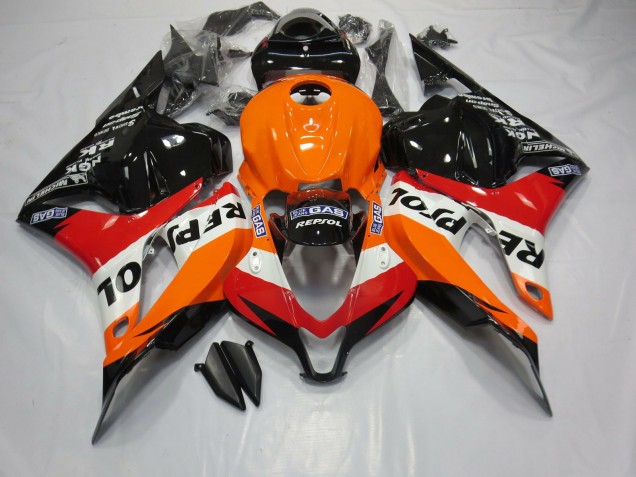 2009-2012 Style Classique Repsol CBR600RR Carénage Moto 2009-2012 Style Classique Repsol CBR600RR Carénage Moto