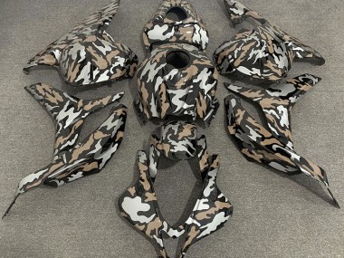 2009-2012 Tan & Argent Camo CBR600RR Carénage Moto