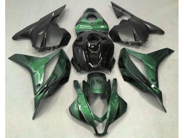 2009-2012 Vert Foncé Avec Du Noir CBR600RR Carénage Moto 2009-2012 Vert Foncé Avec Du Noir CBR600RR Carénage Moto