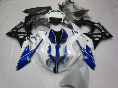 2009-2014 Alien Bleu & Blanc S1000RR Carénage Moto