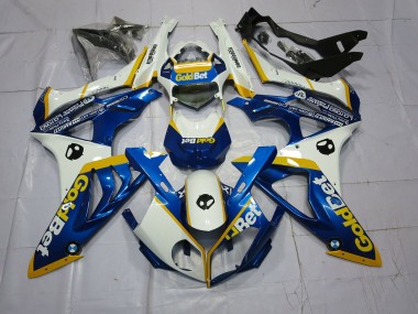 2009-2014 Alien Bleu & Blanc S1000RR Carénage Moto