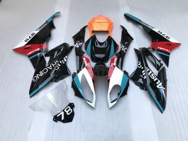 2009-2014 Alien Bleu & Blanc S1000RR Carénage Moto