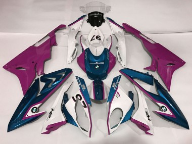 2009-2014 Alien Bleu & Blanc S1000RR Carénage Moto