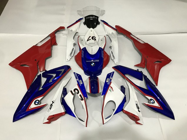 2009-2014 Alien Bleu & Blanc S1000RR Carénage Moto 2009-2014 Alien Bleu & Blanc S1000RR Carénage Moto