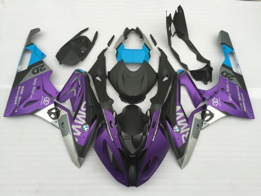 2009-2014 Alien Bleu & Blanc S1000RR Carénage Moto