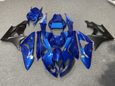 2009-2014 Alien Bleu & Blanc S1000RR Carénage Moto