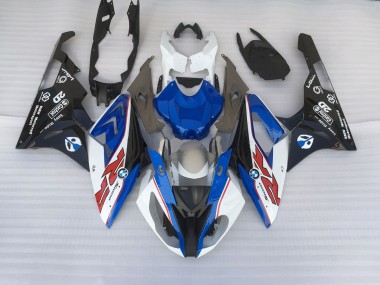 2009-2014 Alien Bleu & Blanc S1000RR Carénage Moto