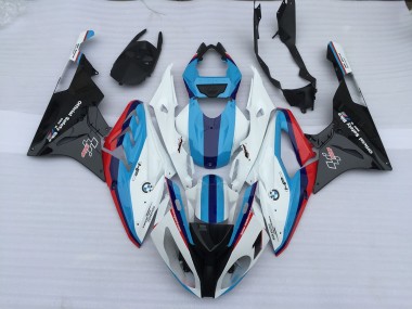 2009-2014 Alien Bleu & Blanc S1000RR Carénage Moto