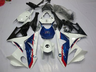 2009-2014 Alien Bleu & Blanc S1000RR Carénage Moto