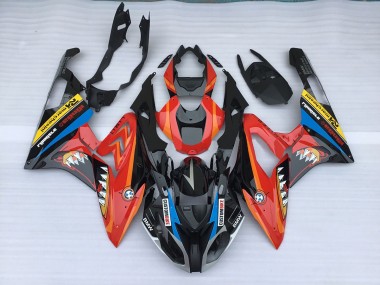 2009-2014 Alien Bleu & Blanc S1000RR Carénage Moto