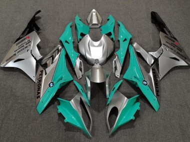 2009-2014 Alien Bleu & Blanc S1000RR Carénage Moto