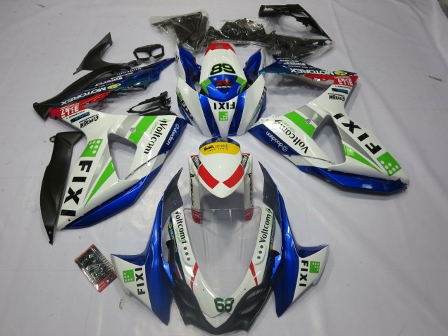 2009-2016 Fixi GSXR 1000 Carénage Moto 2009-2016 Fixi GSXR 1000 Carénage Moto
