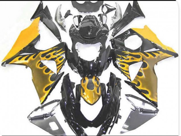 2009-2016 Giallo Fiamma GSXR 1000 Carénage Moto 2009-2016 Giallo Fiamma GSXR 1000 Carénage Moto
