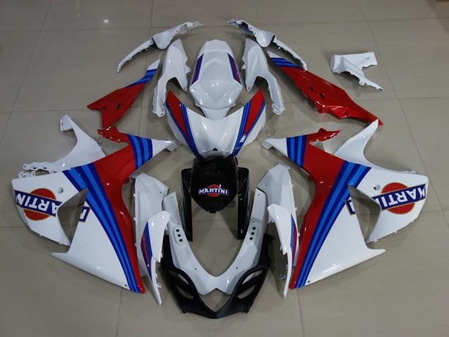 2009-2016 Martini Personnalisé GSXR 1000 Carénage Moto 2009-2016 Martini Personnalisé GSXR 1000 Carénage Moto