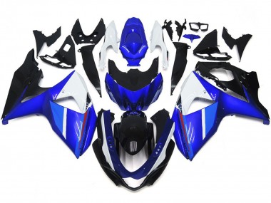 2009-2016 Solide Brillant Noir Bleu Blanc GSXR 1000 Carénage Moto