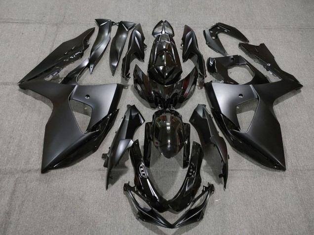 2009-2016 Style Noir Brillant & Mat GSXR 1000 Carénage Moto 2009-2016 Style Noir Brillant & Mat GSXR 1000 Carénage Moto